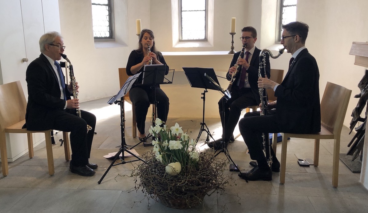 Ensemble 4 Clarinets in der Kapelle Hurden
