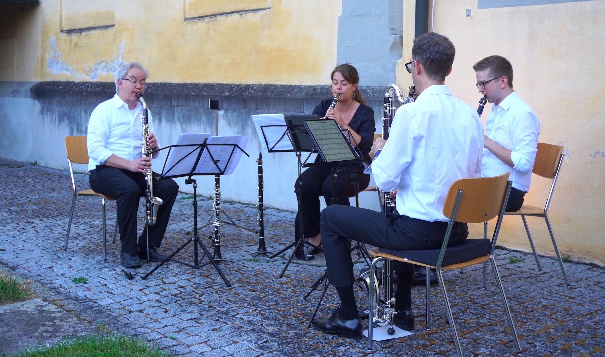 Ensemble 4 Clarinets im Pilgerhof der Kapelle im Ried, Lachen SZ