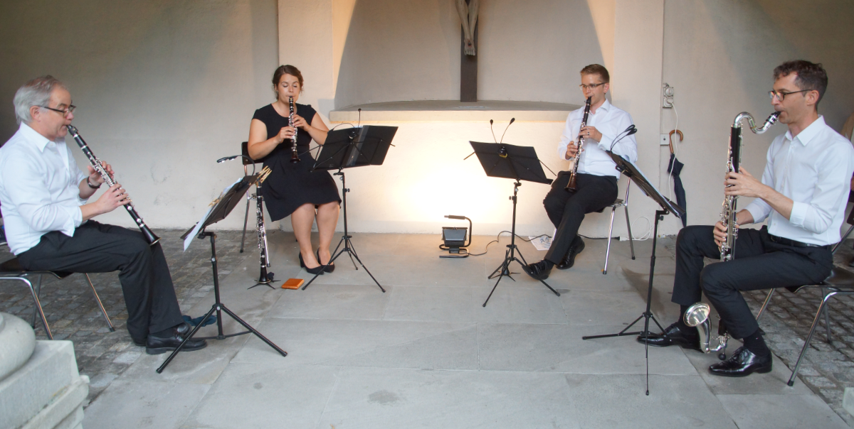Ensemble 4 Clarinets im Pilgerhof der Kapelle im Ried, Lachen SZ